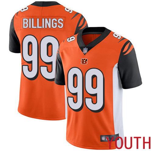 Cincinnati Bengals Limited Orange Youth Andrew Billings Alternate Jersey NFL Footballl #99 Vapor Untouchable->cincinnati bengals->NFL Jersey